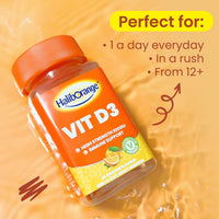 Haliborange Adult Vitamin D3-45 Orange Gummies