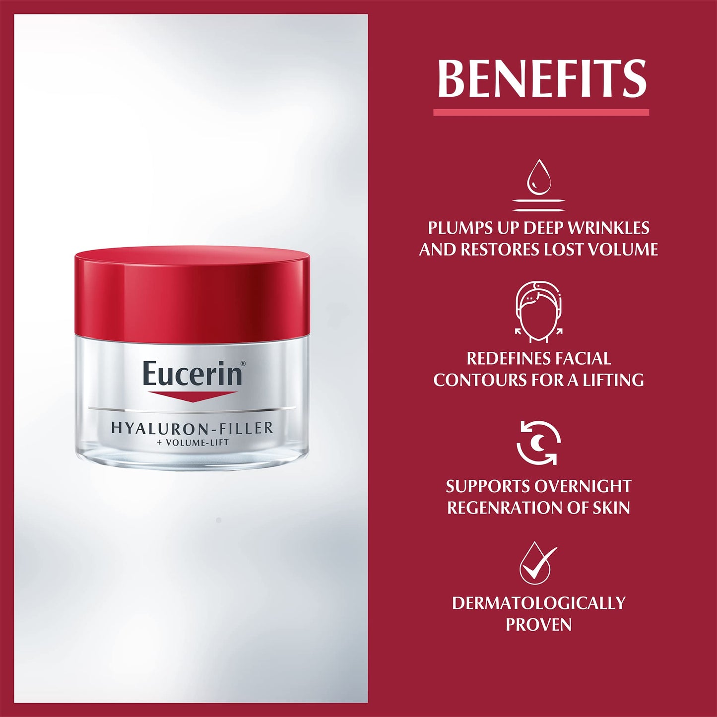 Eucerin Anti-Age Volume-Filler Night Cream, 50ml