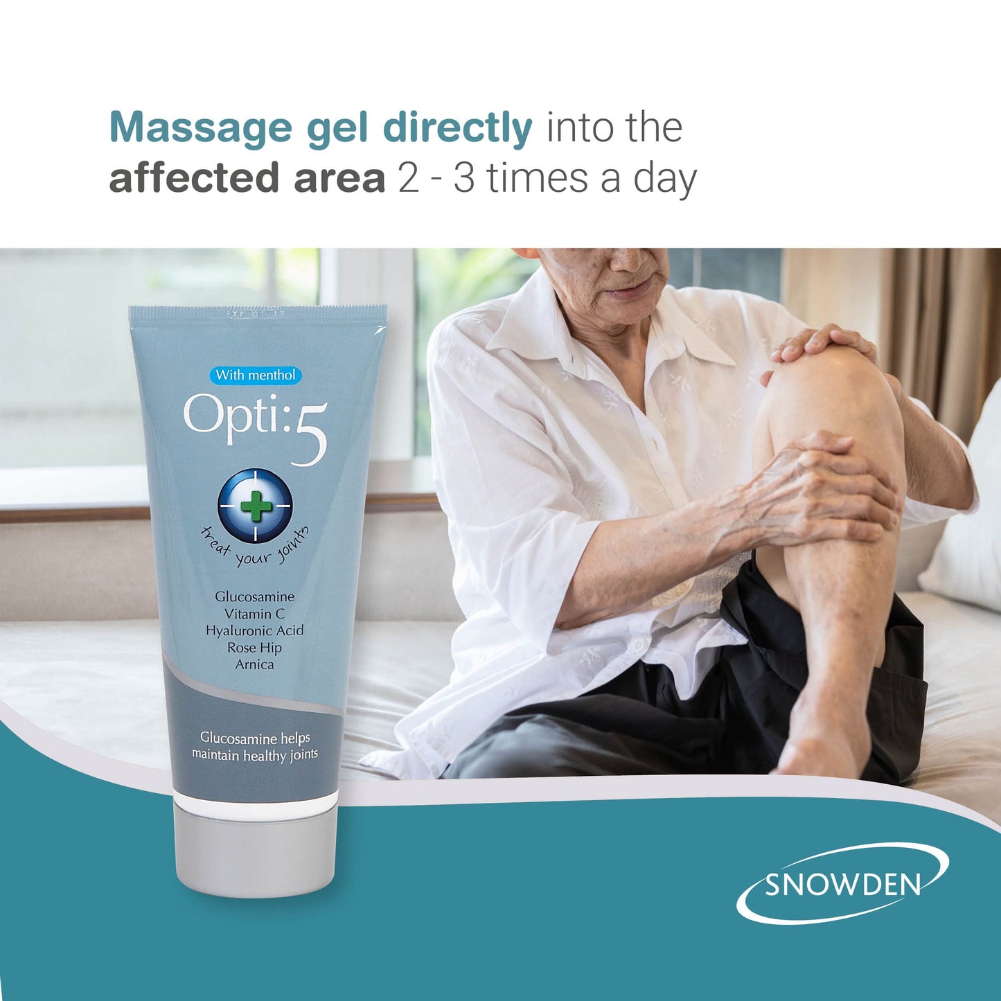 Snowden - Opti:5 200ml Premium Joint Gel with Menthol & Glucosamine