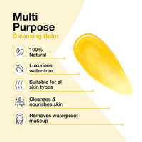 Love and Pamper Love & Pamper 100% PLANT POWERED - Daily Cleansing Balm, Natural Hydrating Makeup Remover with Vitamin E, Deeply Cleanses, Calms Redness & Removes Makeup & Impurities - Ultra Nourishing Treatment Balm