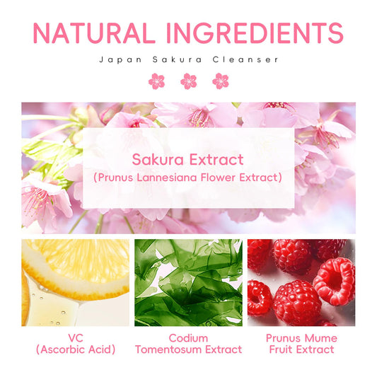 SALROAL Skin Care Sets & Kits,Skin Care For Women,Cherry Blossom Skincare Sets,Pamper Sets For Women Gifts,Facial Kit with Cleanser,Toner,Serum,Eye,Essence Serum,sunscreen