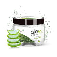 KORUS ESSENTIAL Pure Aloe Vera Gel With Vitamin E and Tea Tree | For Skin and Hair - 200g Pack