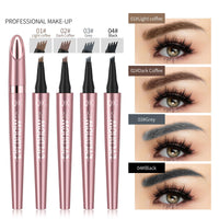 Anifer (01 Light brown) microblading eyebrow pencil,eyebrow pencil hair drawing,eyebrow pencil with fork tip,eyebrow pencil microblading effect,waterproof eyebrow pencil