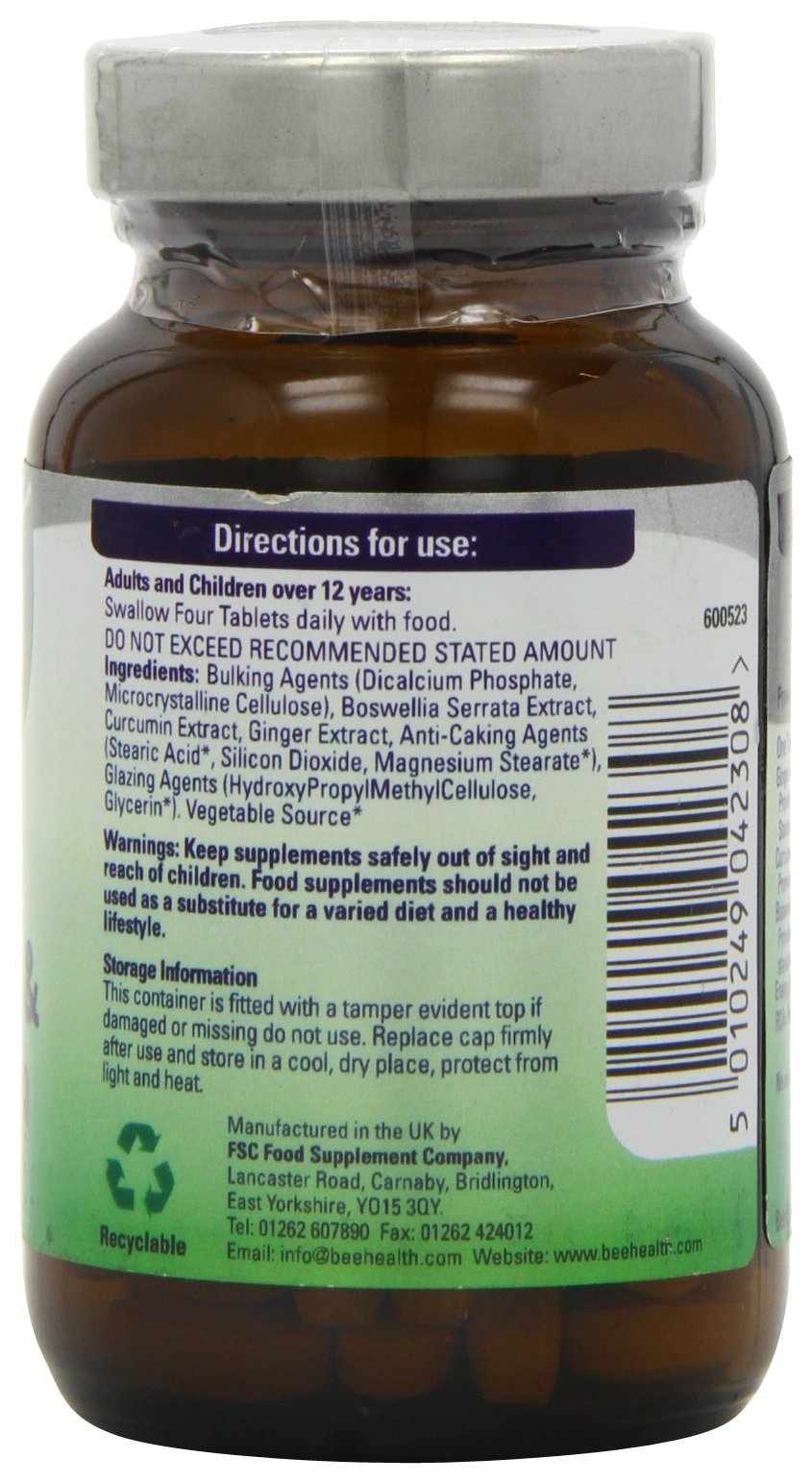 FSC Ginger Curcumin and Boswellia - Pack of 60 Tablets