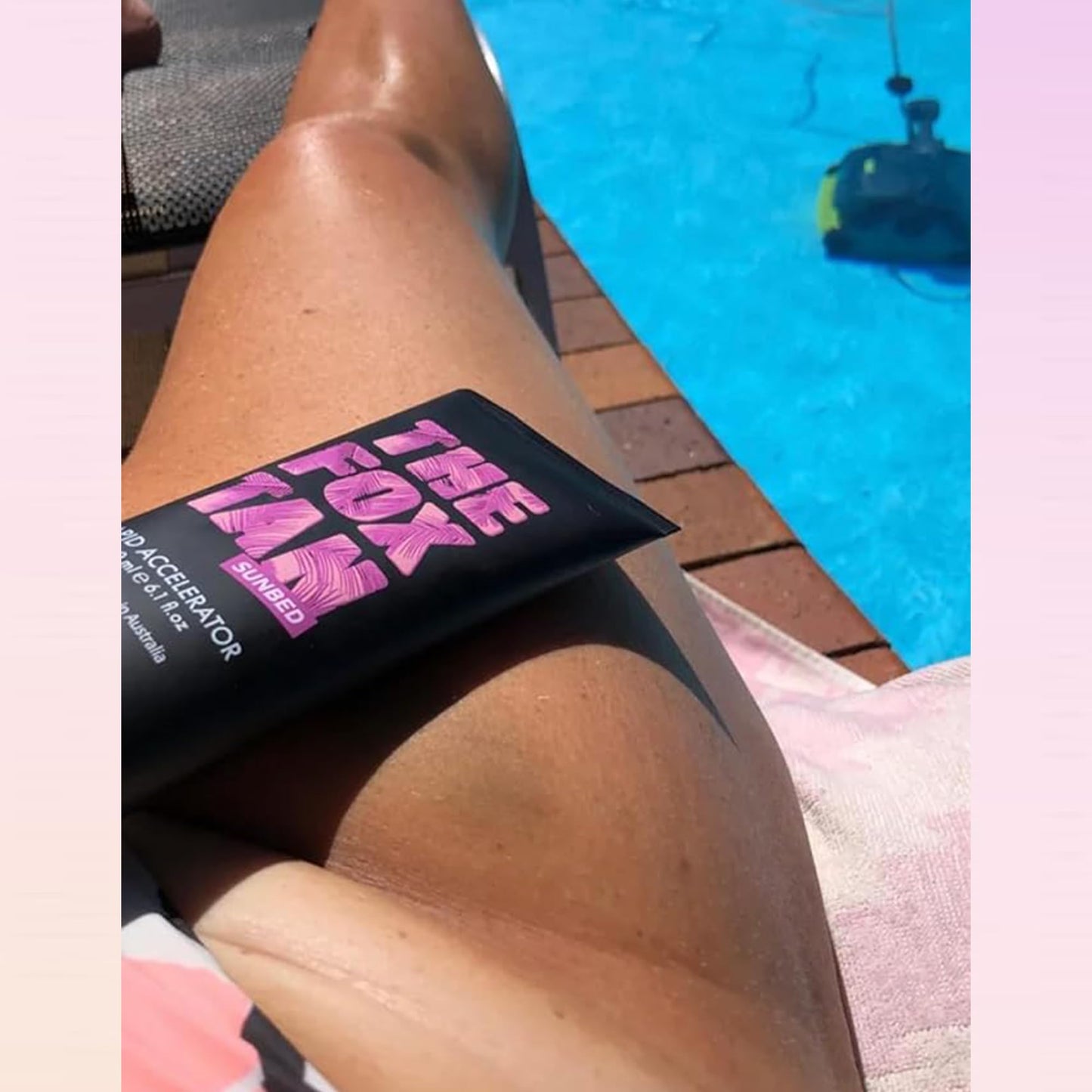 The Fox Tan Rapid Accelerator, Accelerator Lotion For Sunbed Tanning, Creates Darker, Faster & Long-Lasting Tans, Vegan & Cruelty-Free, 180ml