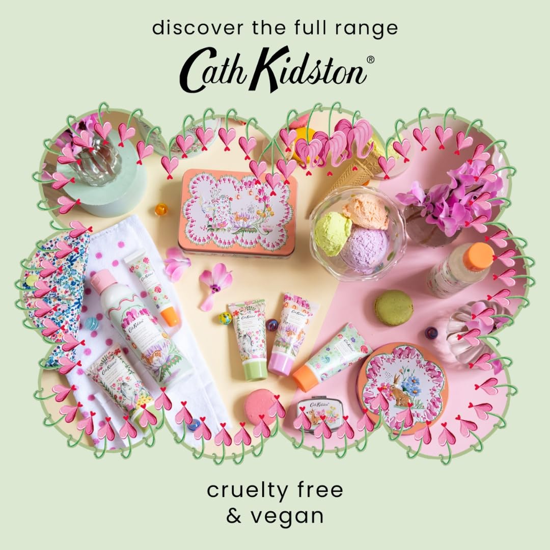 Cath Kidston Carnival Parade Hand Cream Trio |Vegan & Shea Butter Hand Creams |Sweet Plum | Pistachio Ice | Marble Mint |Travel Set | Gift Set | 3x30ml