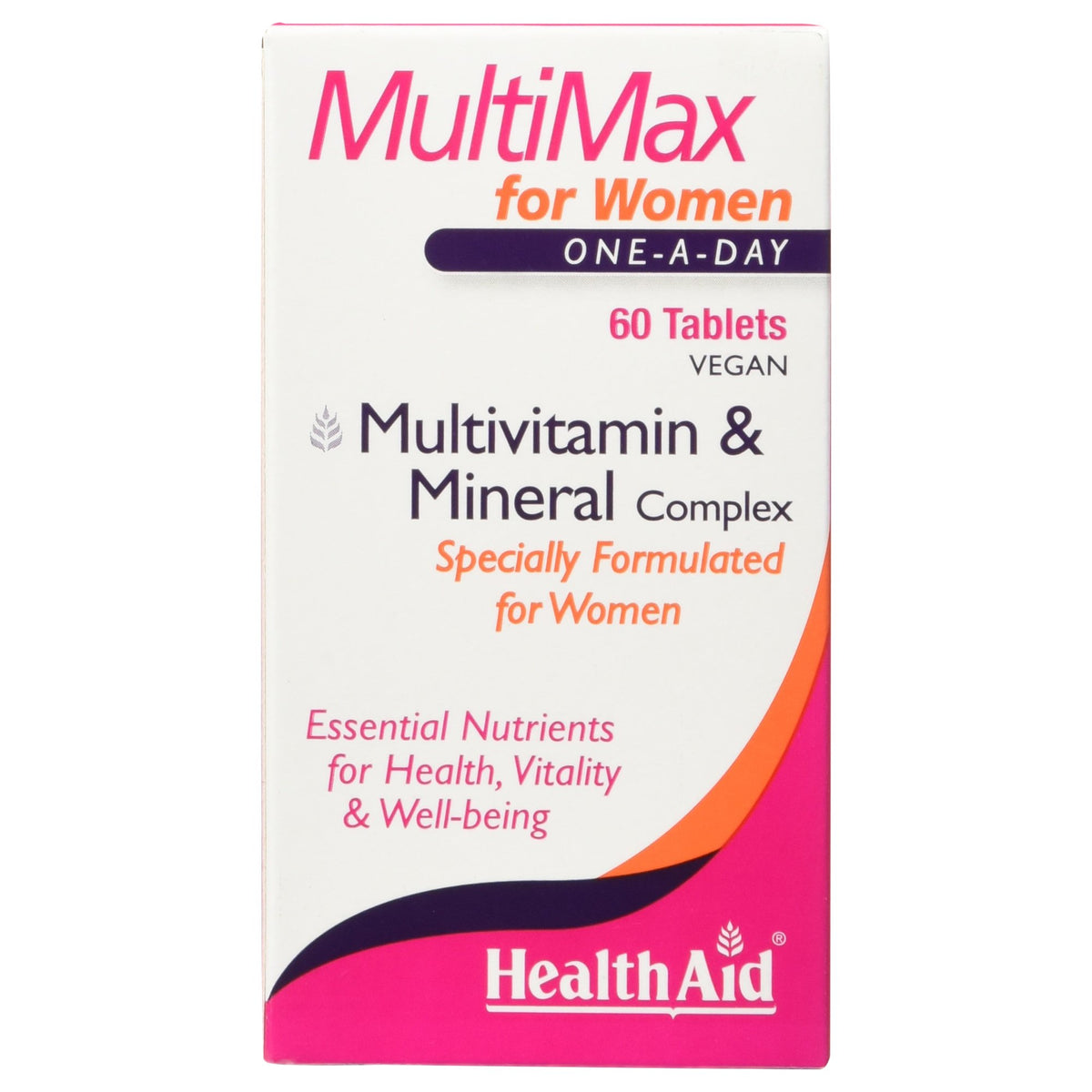 HealthAid Multi Max Vegetarian Tablets for Women - Pack of 60
