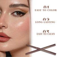 Generic Longwear Waterproof Eyeliner Pencil – Light Brown, Retractable, Smudge-Proof, Transfer-Resistant, Highly Pigmented, Smooth Glide, All-Day Wear
