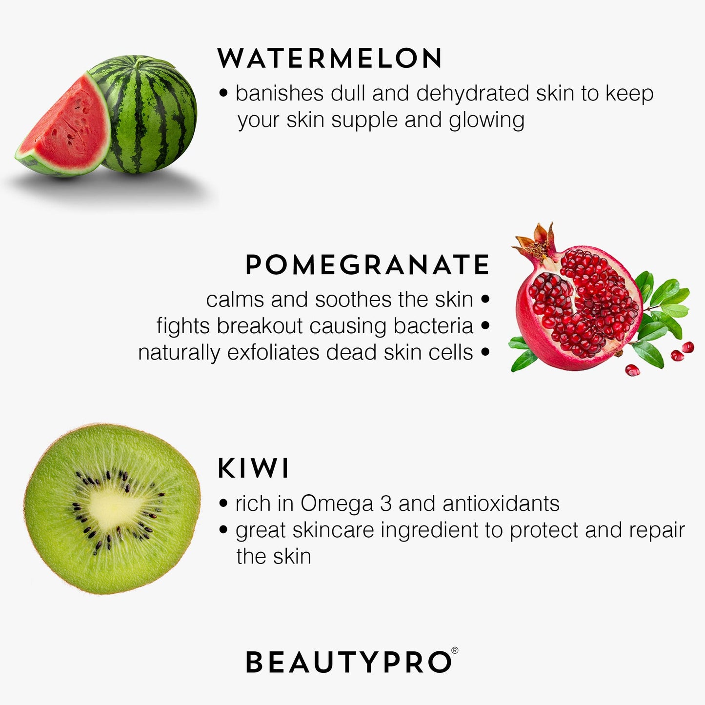 BeautyPro BEAUTYPRO HAND SERUM Daily Use For Hands 30ml | 100% Plant Based Skincare Serum |Hydrating | Nourishing | Energising | Vitamin C, A, K, E | Watermelon | Pomegranate | Kiwi | Organic Lime Oil