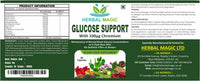 Herbal Magic Glucose Support – 60 Capsules, Vegan Food Supplement with Herbal Blend for Metabolism & Wellness