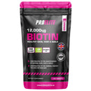Biotin Hair Growth Supplement 12,000mcg - 180 Vegan High Strength Biotin Tablets - Hair and Nails Vitamins for Women & Men - Supports Hair, Skin & Nail Growth Vitamin B7 Tablets - PROELITE