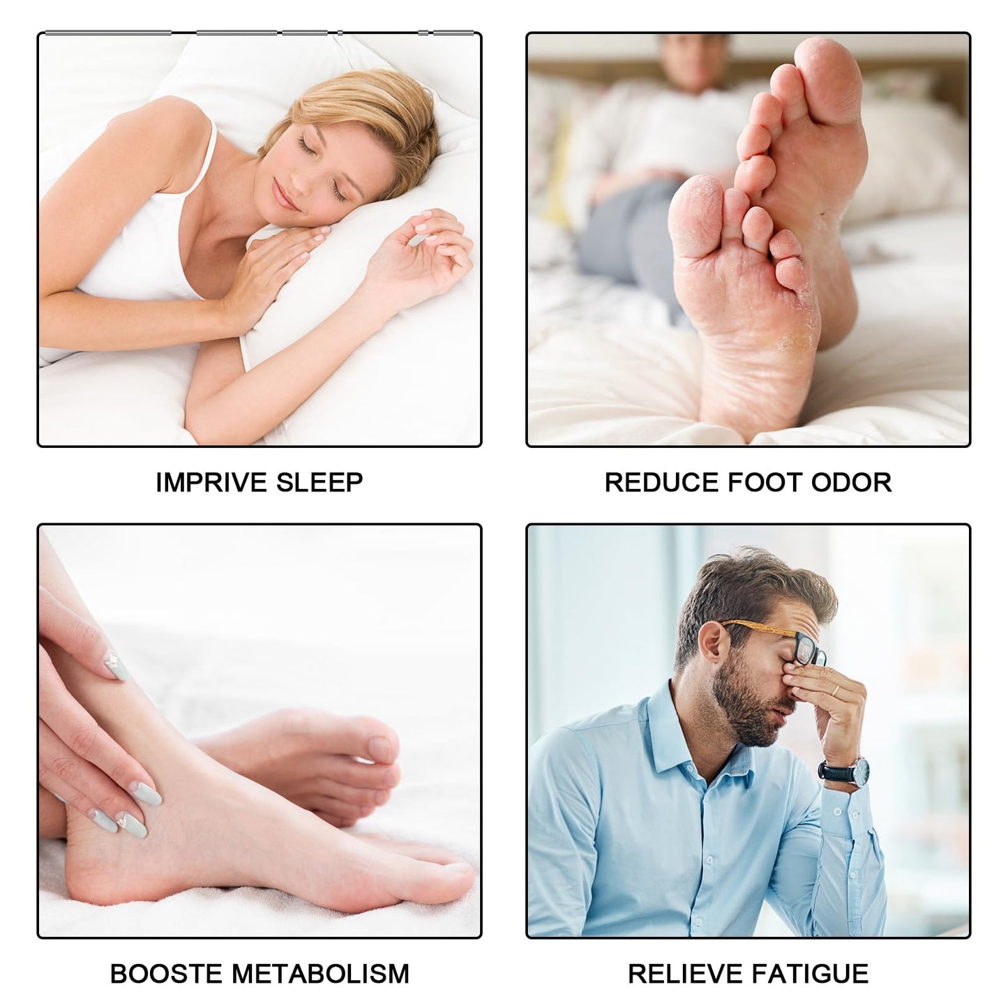 DRTRU 60pcs Ginger Detox Foot Pads - Anti-Swelling Ginger Detoxing Patches for Foot Care, Stress Relief, Improved Sleep