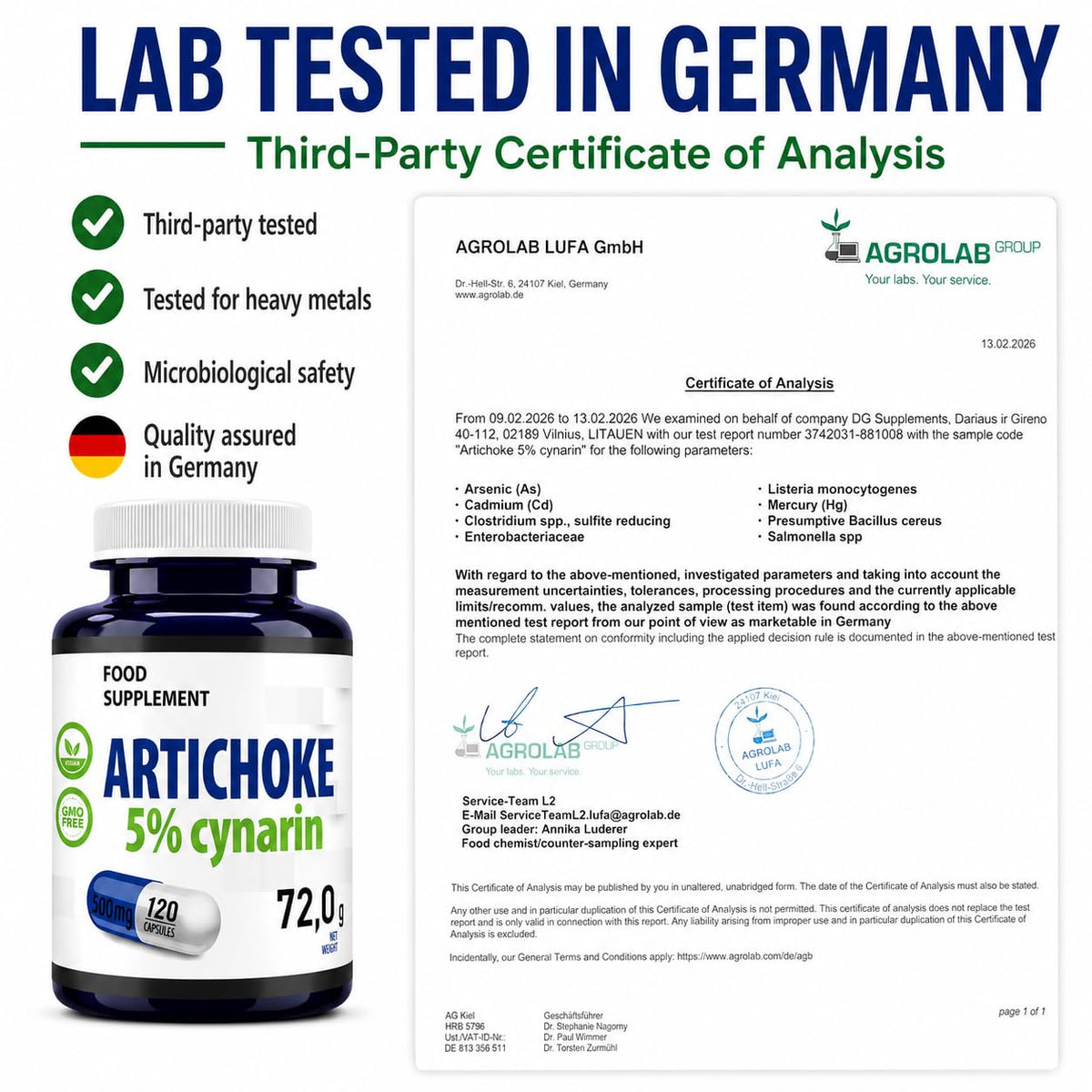 Hepatica Artichoke Extract 5,000mg Equivalent | 500mg 10:1 Cynara Scolymus Extract | Standardised to 5% Cynarin (25mg) | 120 Vegan Capsules | 4-Month Supply | 3rd Party Lab Tested