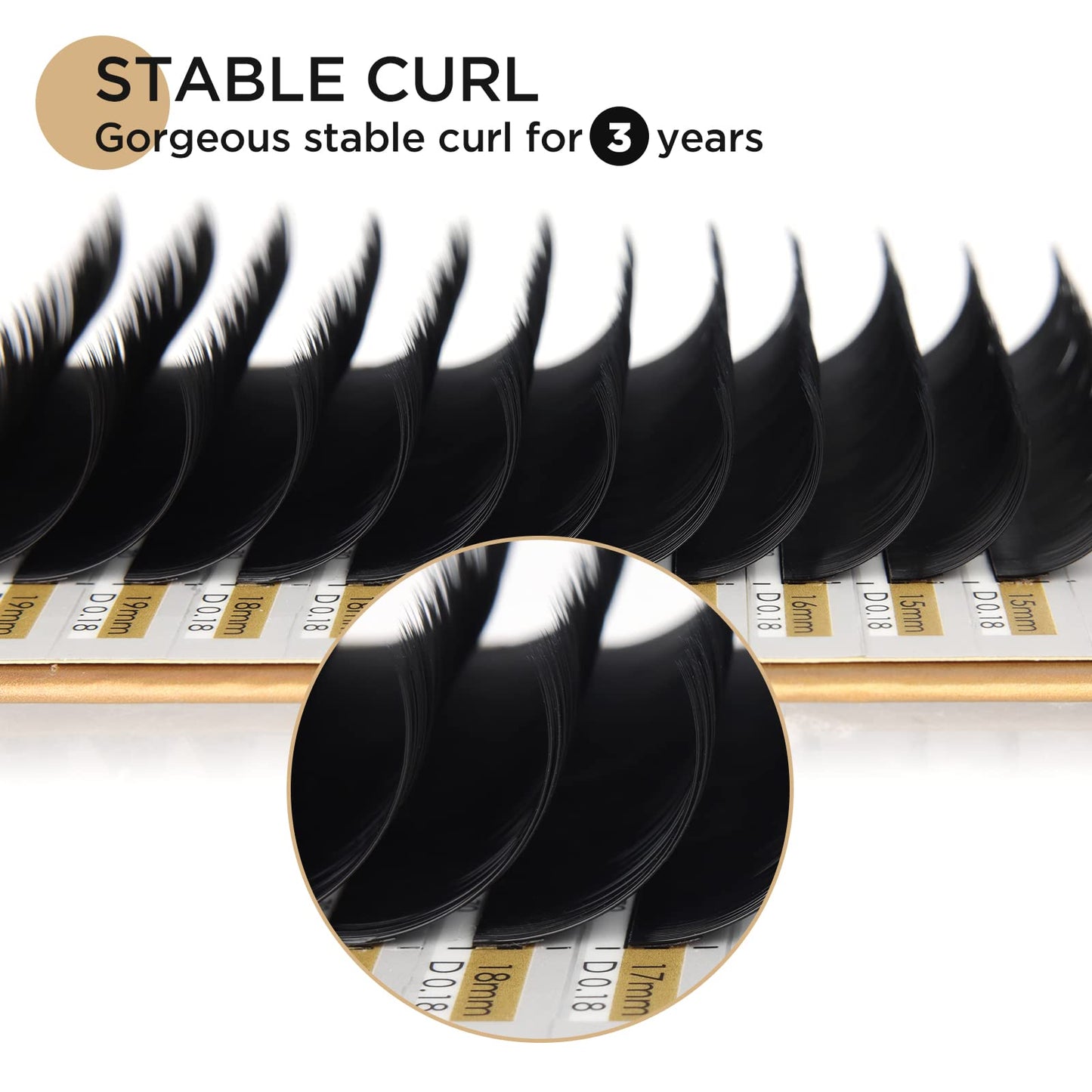 LASHVIEW Eyelash Extensions,Individual Lashes,0.20 Thickness D+ Curl 8-15mm,Premium Single &Classic Lashes,Mink and Natural Semi Permanent Eyelashes,Soft Application-Friendly