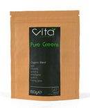 Vita Nutrients Pure Greens Superfood Powder 150g - Premium Organic Blend of 6 Plant Based Super Greens - Vegan & Gluten Free - Vitamin Fibre & Mineral Rich Formula - Made in The UK