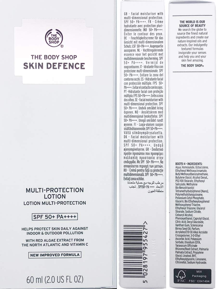 The Body Shop The body shop Skin Defence Multi-Protection Lotion SPF 50+ PA++++ 60 ml New Formula