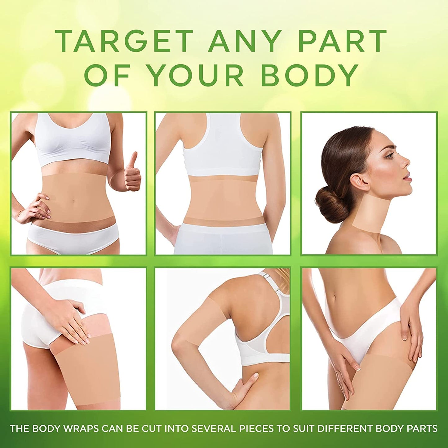 Lipo Applicator Ultimate Body Applicator Lipo Wrap Works For Inch Loss Body Firming Cellulite Reducing Toning Contouring (6 WRAPS)