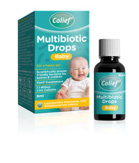 Colief Multibiotic Drops Baby| 2 Probiotic Strains Lactobacillus Rhamnosus &Bifidobacterium Infantis | Suitable from Birth |1.1 Billion Live Cultures for Newborns | 8ml (1)