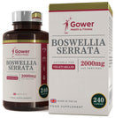Gower Health & Fitness GH Boswellia Serrata 2000mg High Strength Capsules | 5:1 Boswellia Extract | 240 Vegan Capsules | Boswelia Frankincense Supplement | Non-GMO & Gluten Free | Made in The UK