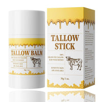 Generic Beef Tallow Balm Stick – Grass-Fed Tallow & Honey with Beeswax – Natural Moisturizing Skincare Balm for Face & Body (1pcs)