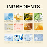 Lumiter Beef Tallow Sunscreen SPF 30, Organic Sunscreen Water Resistant, Beef Tallow Skincare Sun Cream, Zinc Oxide, 85g
