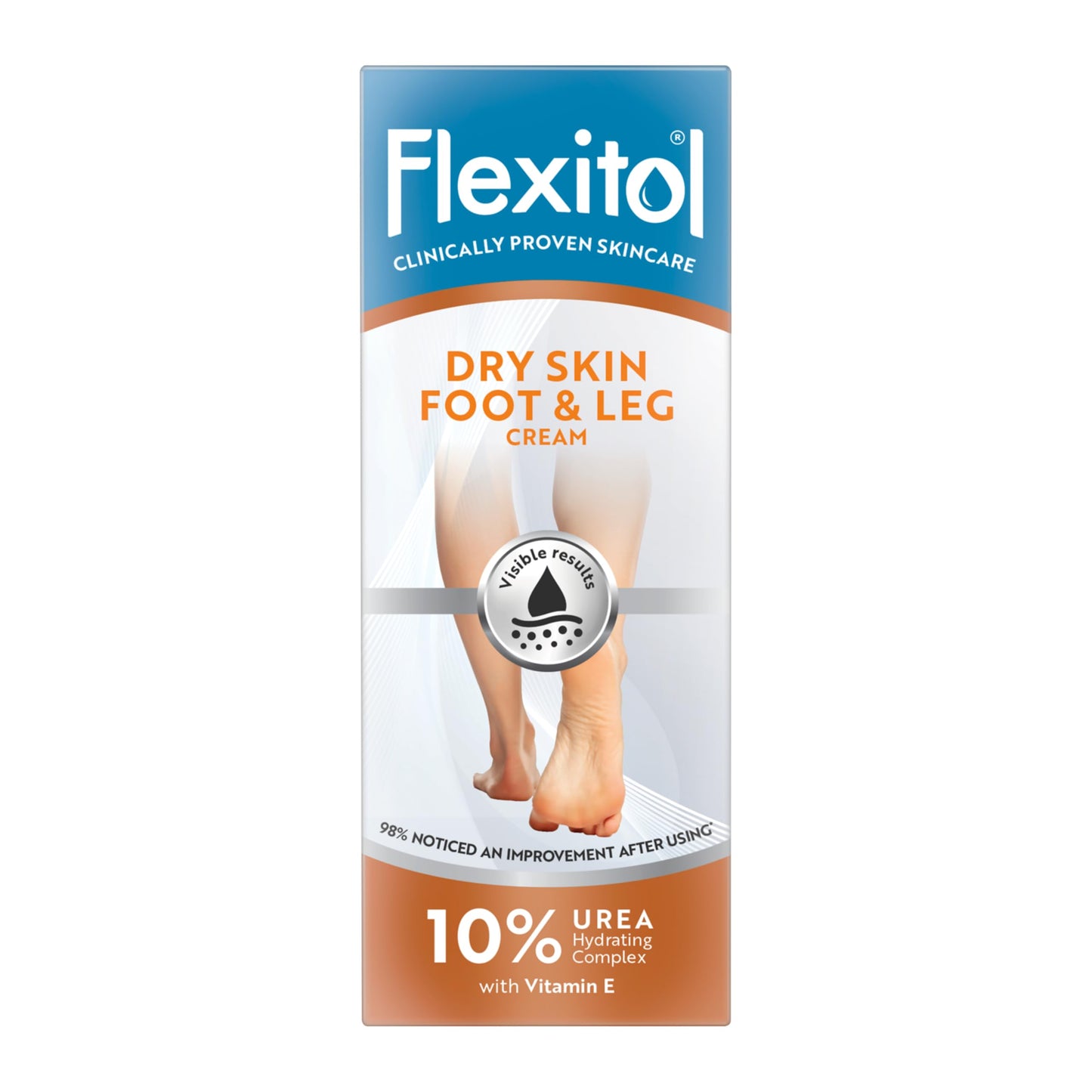 Flexitol Dry Skin Foot & Leg Moisturising Cream with 10% Urea, 485g
