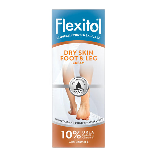 Flexitol Dry Skin Foot & Leg Moisturising Cream with 10% Urea, 485g