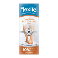 Flexitol Dry Skin Foot & Leg Moisturising Cream with 10% Urea, 485g