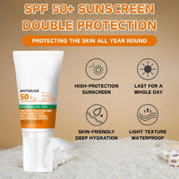 Cureluxe Sun Ccreen SPF 50 for Face - Hydrating SPF 50 Face Sunscreen - Factor 50 Fac-e Cream for Fa-ce & Body - UVA & UVB Protection Korean Sunscreen - Lightweight & Non-Greasy Fa-ce Sun Cream