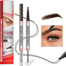 SONGVISON Eyebrow Pencil with Eyebrow Gel,Eyebrow Pencil 2-in-1 Microblading,2024 New 3D Eyebrow Tint Styling Cream Waterproof and Sweat Proof Keeps Your Makeup Non-Fading (#02 Dark brown)