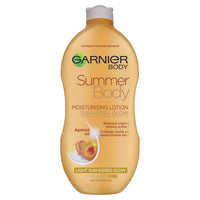 Garnier Summer Body Gradual Tan Moisturiser Light 250ml, For A Radiant, Sun Kissed Glow, Suitable For Face & Body, 24 Hour Hydration & A Natural Even Tan, Fast Absorption, Vegan Formula