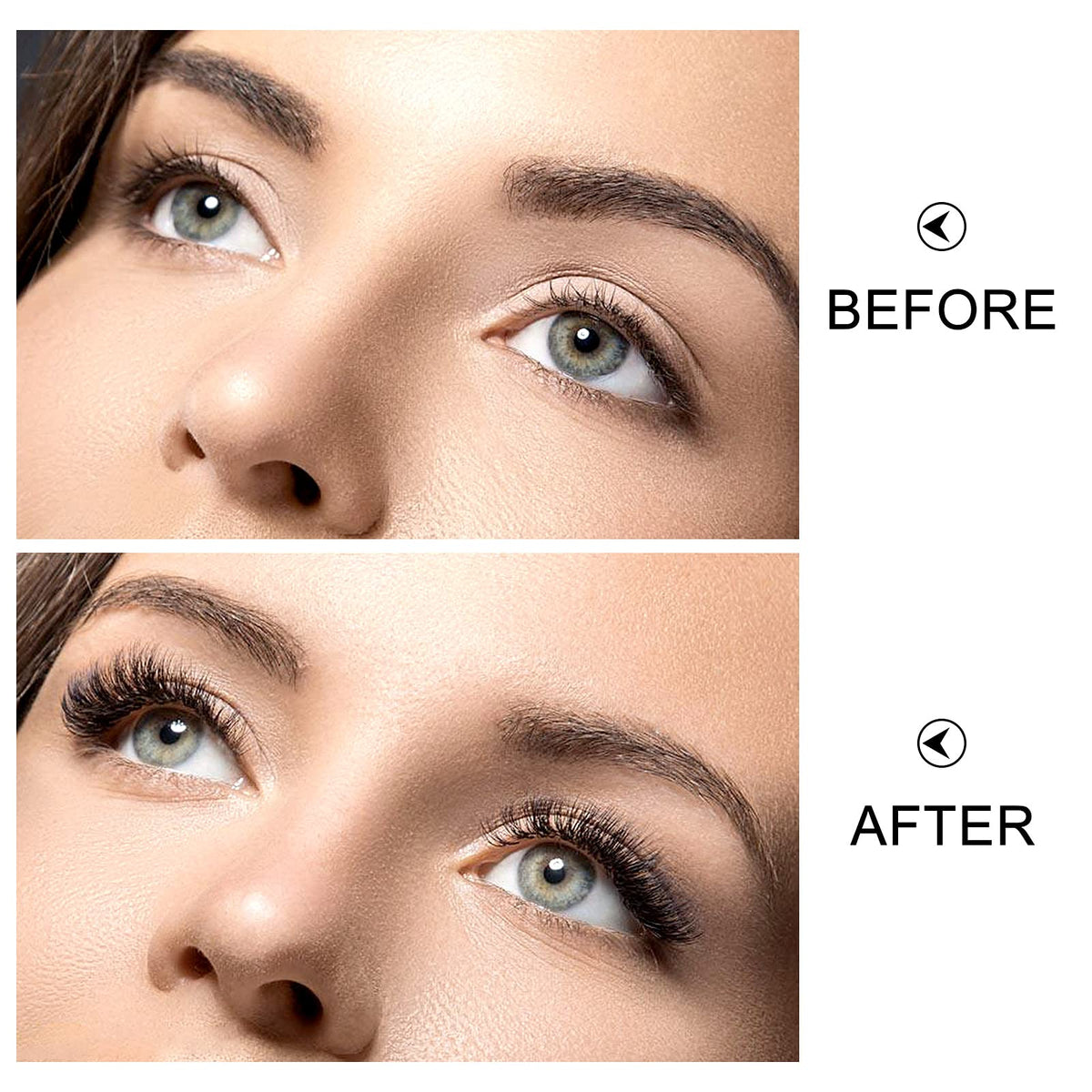 QUEWEL Pre Made Fan Eyelash Extensions 4D 0.10 C Curl MIX9-16mm Long Stem Premade Fans Volume Eyelash Extensions Pre Made Russian Volume Eye Lashes Long lasting Pre Fanned Russian Lashes (4D 0.10C MIX9-16mm)