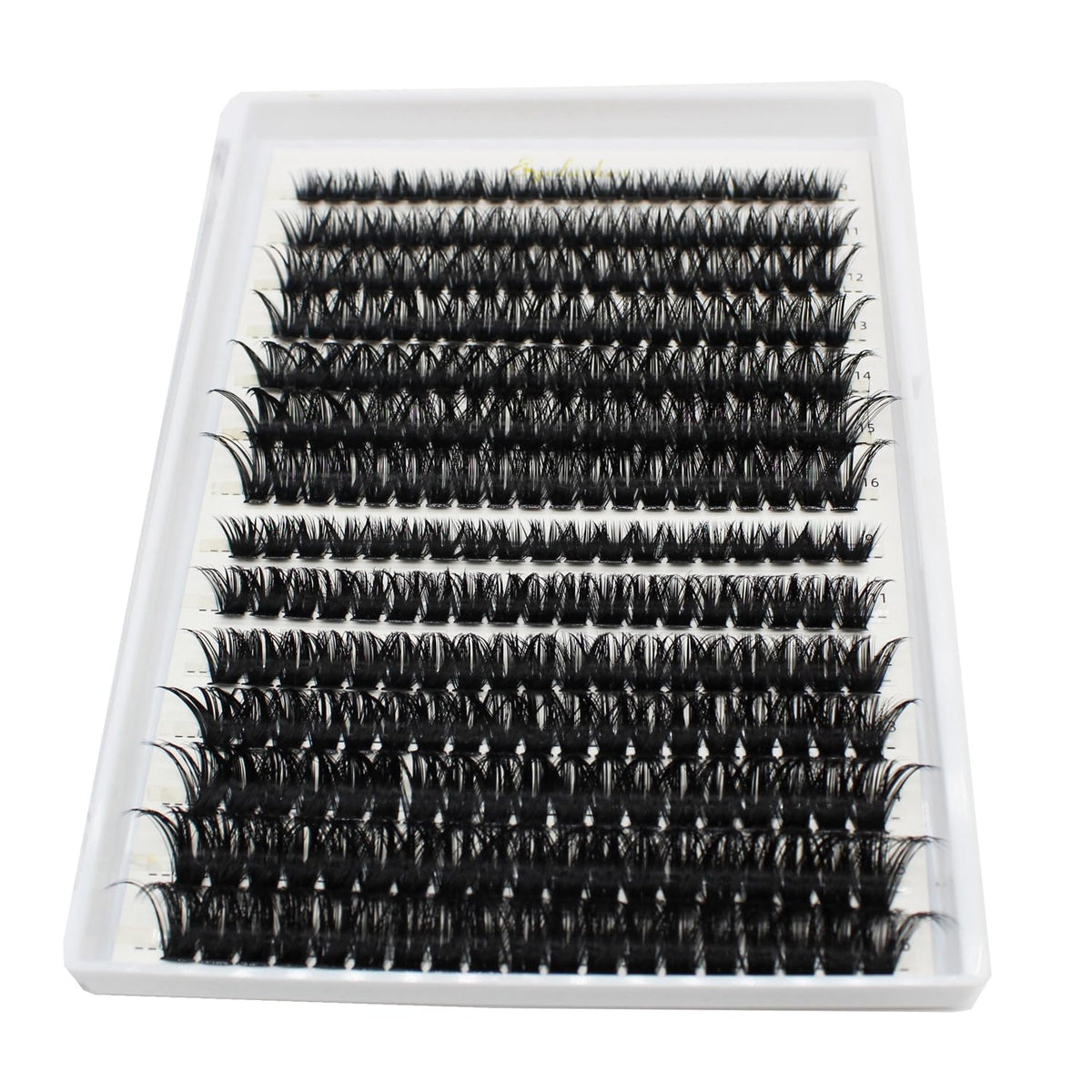 Bransfy 238pcs 100D Thick Volume Eyelashes Clusters Natural Eyelash Extensions Russian D Curl Individual Eyelash Cluster Makeup Tools Lashes(100D-0.07D 9-16mm)