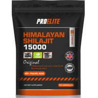 Shilajit 500mg Vegan Capsules -1500mg 30:1 Extract | 60% Fulvic Acid | High Strength Shilajit for Men & Women| Rich in Trace Minerals | No Additives & Fillers by PROELITE (90 Capsules)