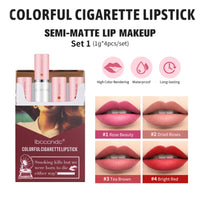 HERBENJOY Lip Gloss Sets For Teenage Girls Lipstick Sets For Women,4 Colors Matte Lipstick Set High Pigmented Velvety Long Lasting Waterproof Matte Lip Stick, Lipstick For Women Makeup Set