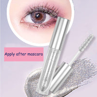 HERBENJOY Waterproof Mascara Gold Lash Mascara Glitter,Lashes Top Coat Shiny Mascara Sparkling Diamond Eyelash For Sensitive Eyes,Zero Clumps Longlasting Smudgeproof Eye Make-Up Girls Gift (Gold)