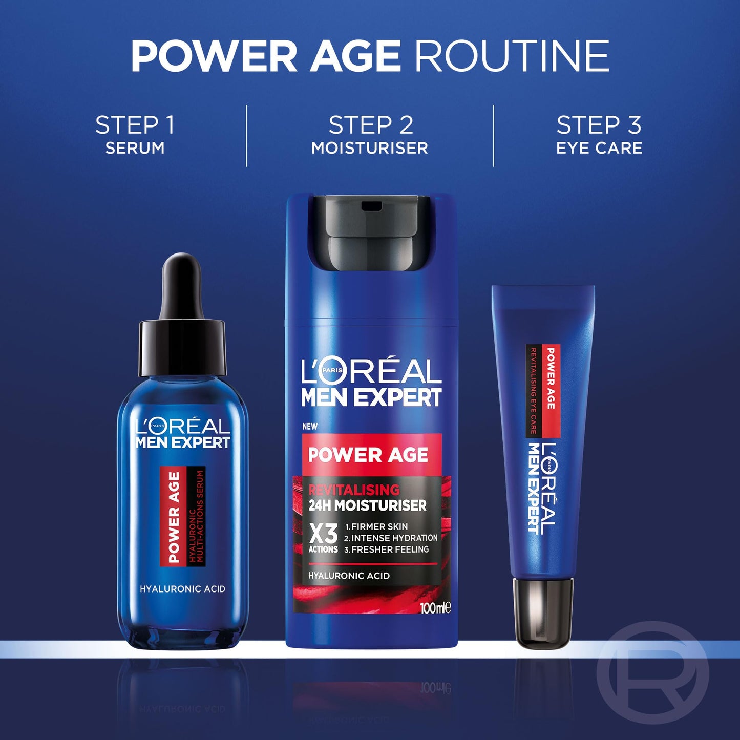 L’Oréal Paris men expert L'Oréal Paris Men Expert Moisturiser, Power Age Hydrating Face Cream 100ml