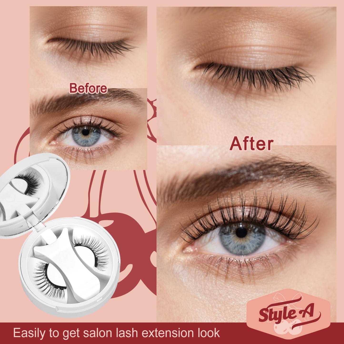 Magnetic Lashes with Applicator, Higu clace Reusable Magnetic Eyelashes No Glue or Eyeliner Need, Waterproof Magnetic Eyelashes Easy to Wear and Remove, Natural Lashes Suitable for Party(STYLE-G)