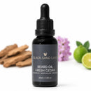 Black Sand Labs Natural Beard Oil for Men - Moisturising Oil with Argan, Jojoba & Castor Oils - Nourishing Beard Oil for Healthier Hair Growth - Premium Beard Care for Men (30ml, Fresh Cedar)