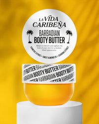 La Vida Caribena Barbadian Booty Butter, Skin Smoothing Body Cream, Body Butter, 200ml