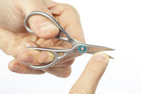 remos professional body care REMOS Nail Scissors with Large Handle Holes & Serrated Edge Made of Stainless Steel