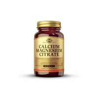 Solgar Calcium Magnesium Citrate Tablets - Pack of 50 - Supports Muscle and Nervous System - for Energy Release and Reduces Tiredness - Vegan, Gluten Free and Kosher