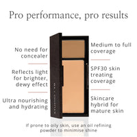 Studio 10 Perfect Canvas SPF30 Treatment Foundation - Serum Foundation Cream - Luminous Skin Perfecting Cream Foundation for Mature Skin - SPF30 (Medium Shade)