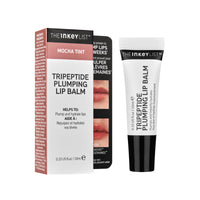 The INKEY List The Inkey List Tripeptide Plumping Lip Balm 10ml | Clinically Proven Plumping Tinted Lip Care | Hydrates Dry Cracked Lips | Vegan & Cruelty Free | Mocha Tint