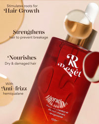 Resèt Invigorating Hair Oil, 100mL - Boosts Hair Growth, Natural Hair Oil With Rosemary, Caffeine Extract, Ashwaganda, Targets Loss & Thinning
