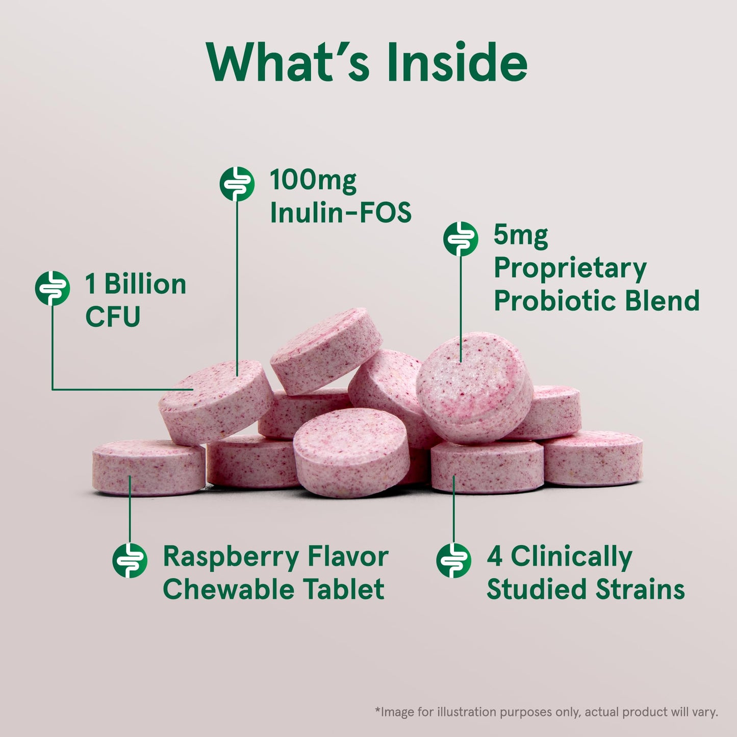 Jarrow Formulas Jarro-Dophilus Kids Probiotics and Prebiotics 1 Billion CFU Supplement for Intestinal and Immune Health Support 60 SugarFree RaspberryFlavored Chewable Tablets 30 Day Supply Pack of 12