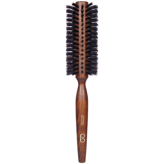 l'artisan BROSSIER L'Artisan Brossier - Round Hairbrush Natural Bristle in Beech Wood 10 Rows – Handmade in France