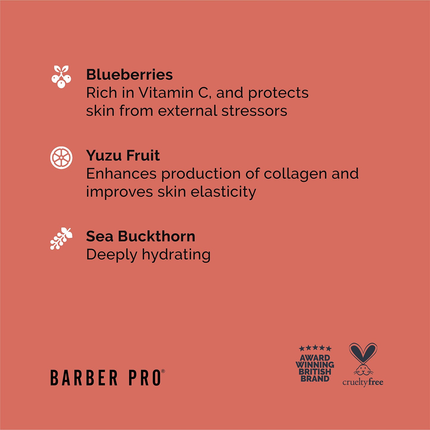 BARBER PRO Anti-aging Face Serum For Men 30 ml | Mens Face Cream | Face Moisturiser & Antioxidant | Mens Skincare