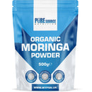 Organic Moringa Oleifera Leaf Powder [ Premium Quality ] 500g 100% Raw and Pure Leaves Picked from The Moringa Oleifera Plant Pure Source Nutrition