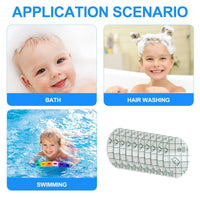 Generic Ear Covers for Shower – 60 Waterproof PU Stickers – Skin-Friendly & No-Lift Design for Swimming and Showering